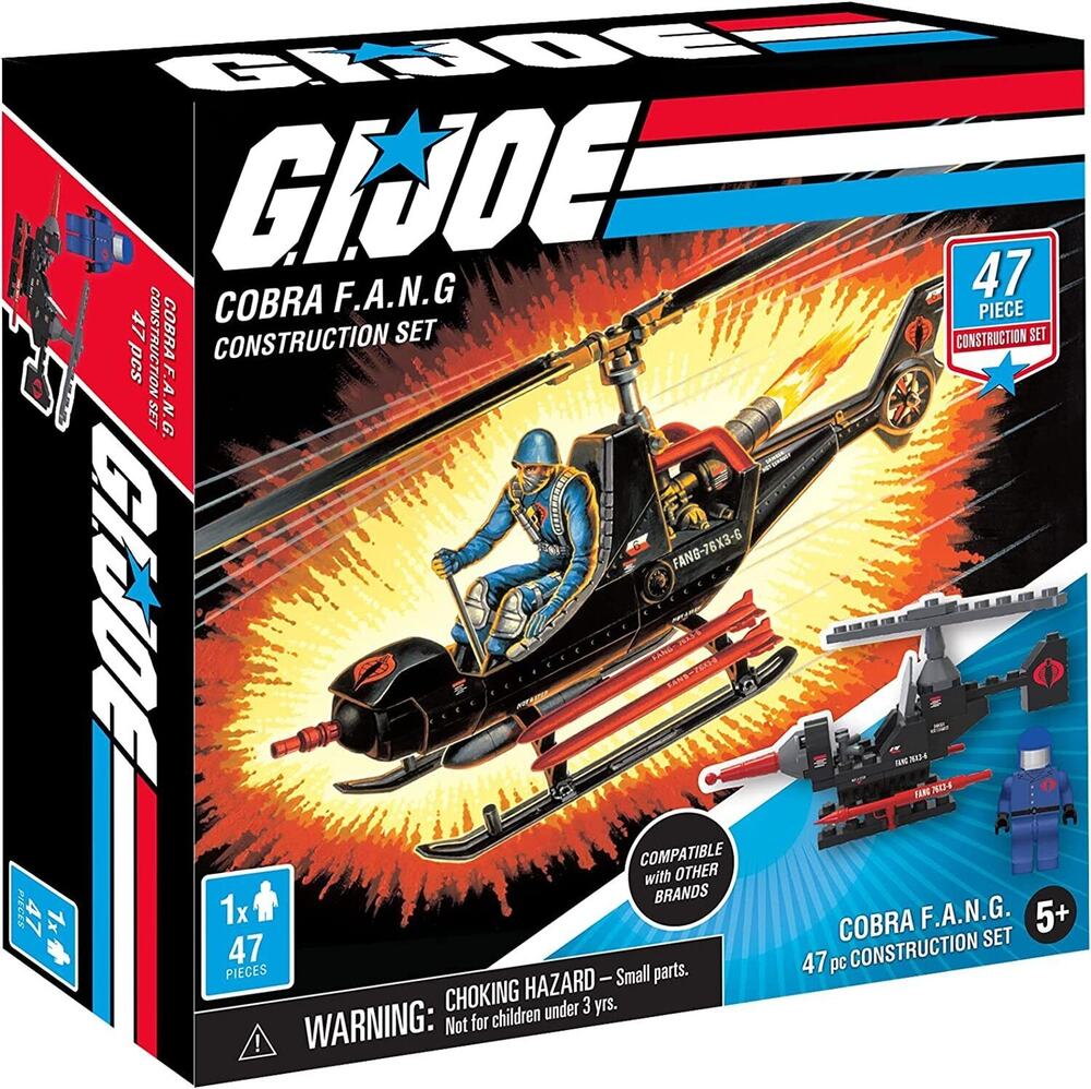 GI Joe Cobra FANG Construction Set, Building Kit (47 PCS)